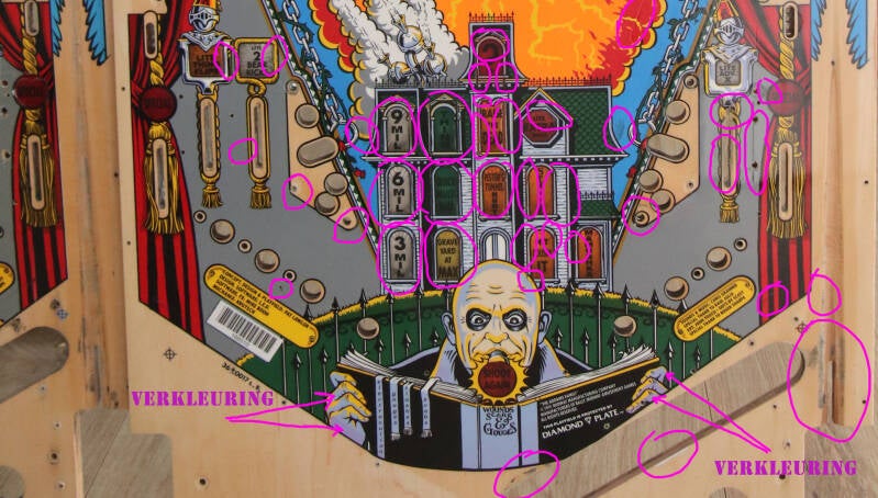 Bally The Addams Family Playfield