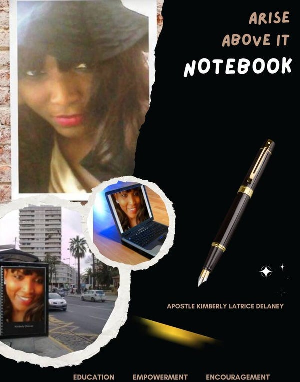 ARISE ABOVE IT NOTEBOOK l Victory Journal l SERIOUSLY VICTORIOUS NOTEBOOK