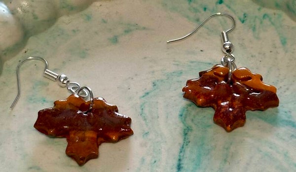 Boucles d’oreilles automne 2