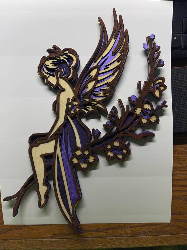 Elegant Fairy wall hanging
