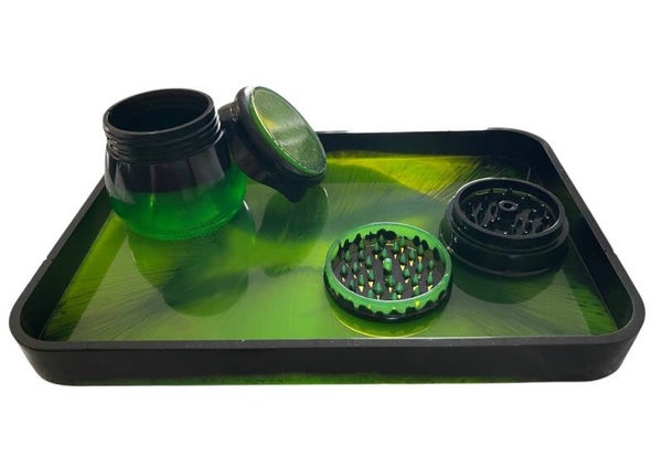 Tray and grinder set Item# 6397