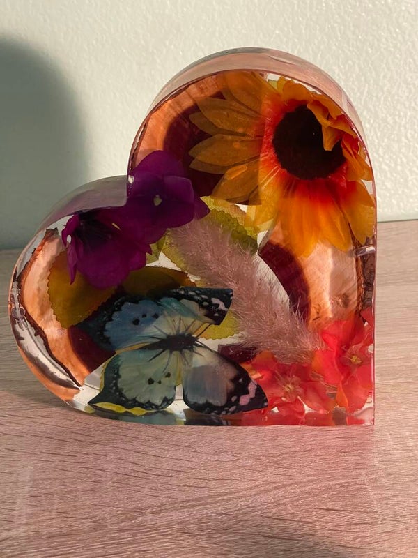 Flowers and butterfly