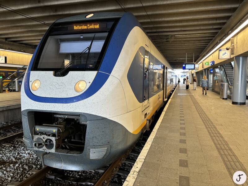 NS treinstel SLT 2646 intercity 2850 naar Rotterdam Centraal te Utrecht Centraal
