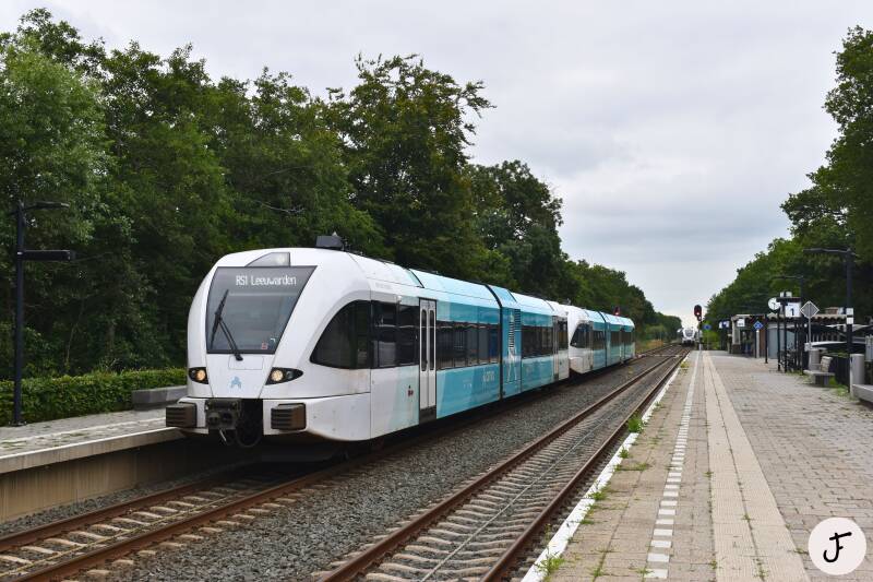 Arriva trein station Hurdegaryp