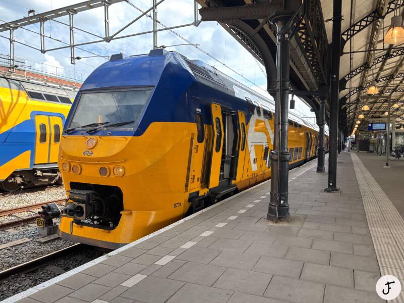 Trein op station Nijmegen
