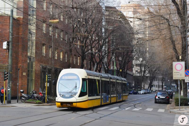ATM 7503 tram Milaan Milano