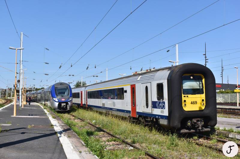 NMBS SNCB 469 te Maubeuge