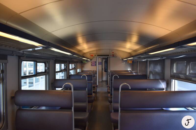 Binnenkant trein NMBS
