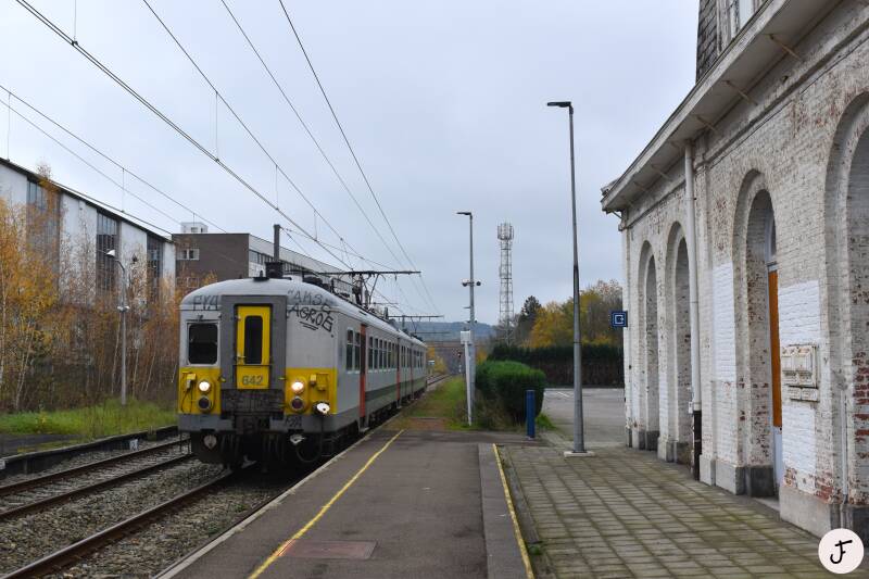 NMBS SNCB 642 FSS L5032 Spa trein klassiek motorstel
