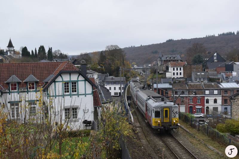 Spa NMBS SNCB 662 + 663 klasssiek motorstel trein