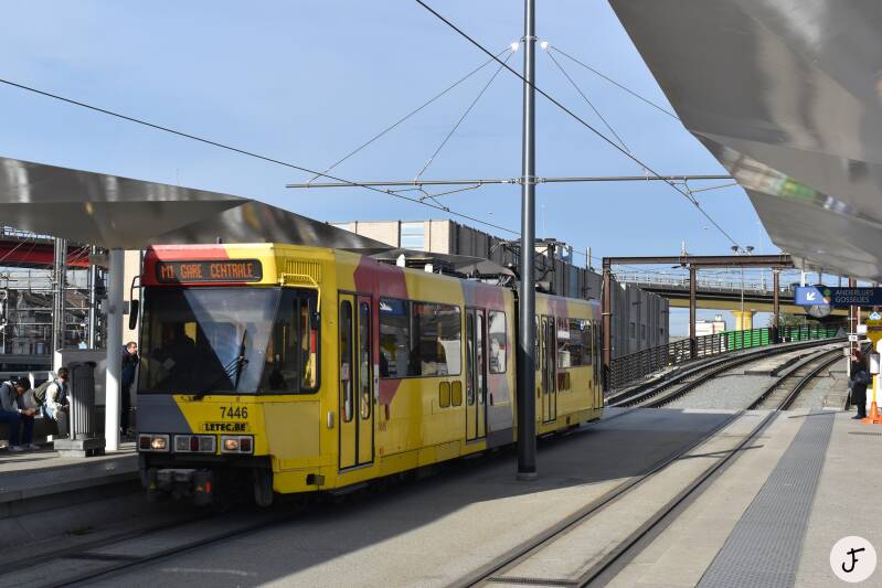 TEC 7446 Charleroi Gare Centrale M1 Anderlues