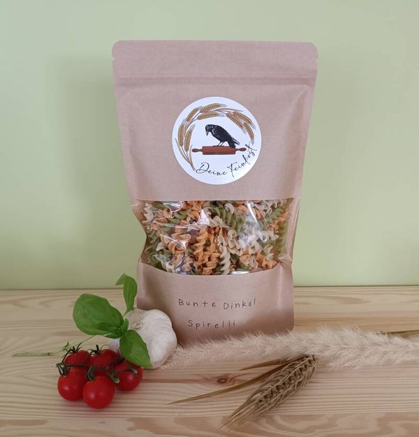 Sparpaket - 10 x Bunte Dinkel Spirelli