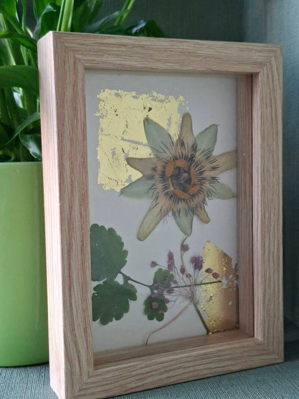 Diepe lijst met passiebloem