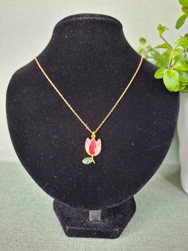 Ketting Tulp lila