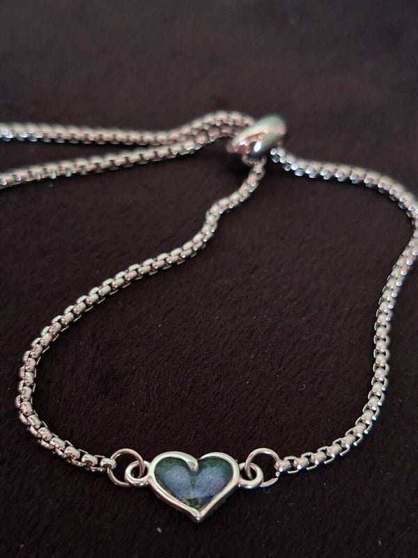 Armband bloem hartvorm