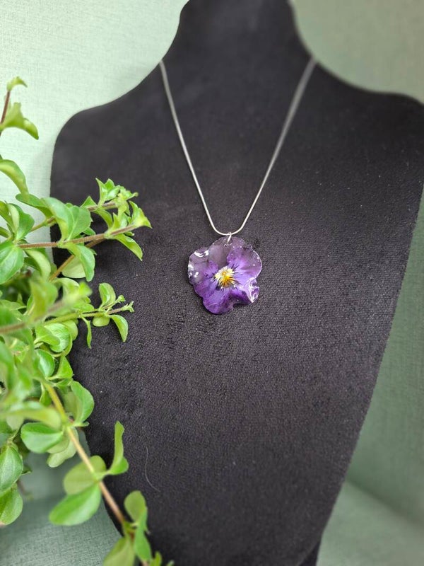 Ketting viooltje paars