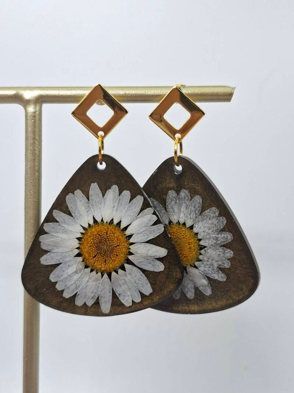 Oorbel margriet