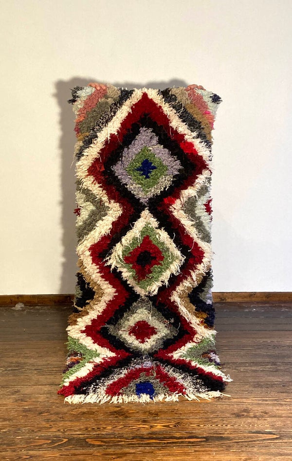 Bouchrouite - vintage Moroccan rug