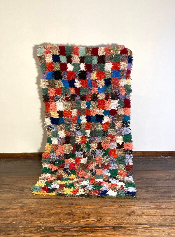 Bouchrouite - vintage Moroccan rug