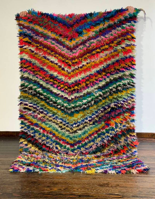 Bouchrouite - vintage Moroccan rug