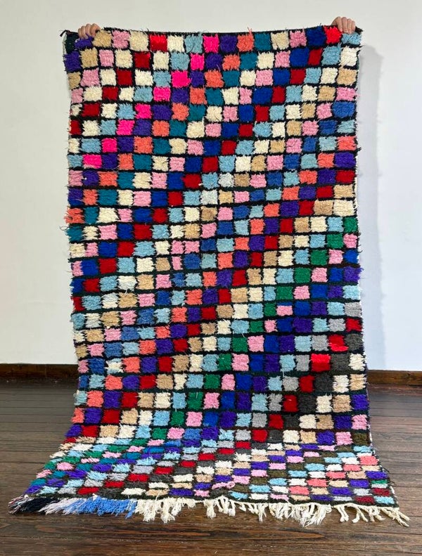 Bouchrouite - vintage Moroccan rug