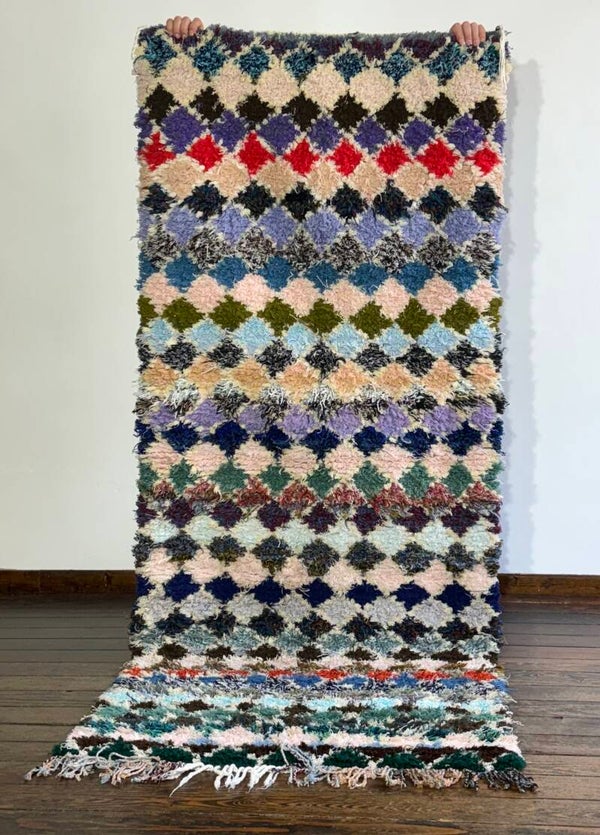 Bouchrouite - vintage Moroccan rug