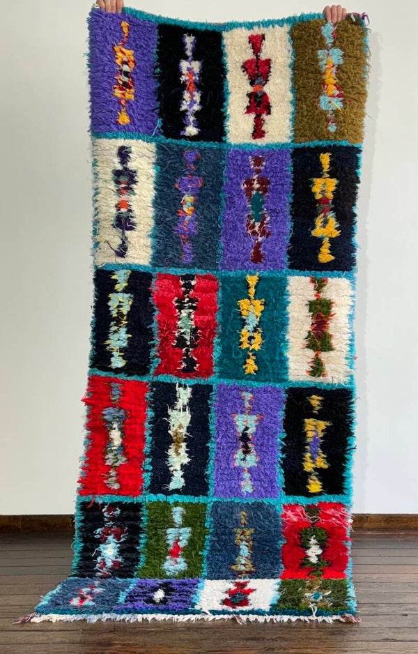 Bouchrouite - vintage Moroccan rug