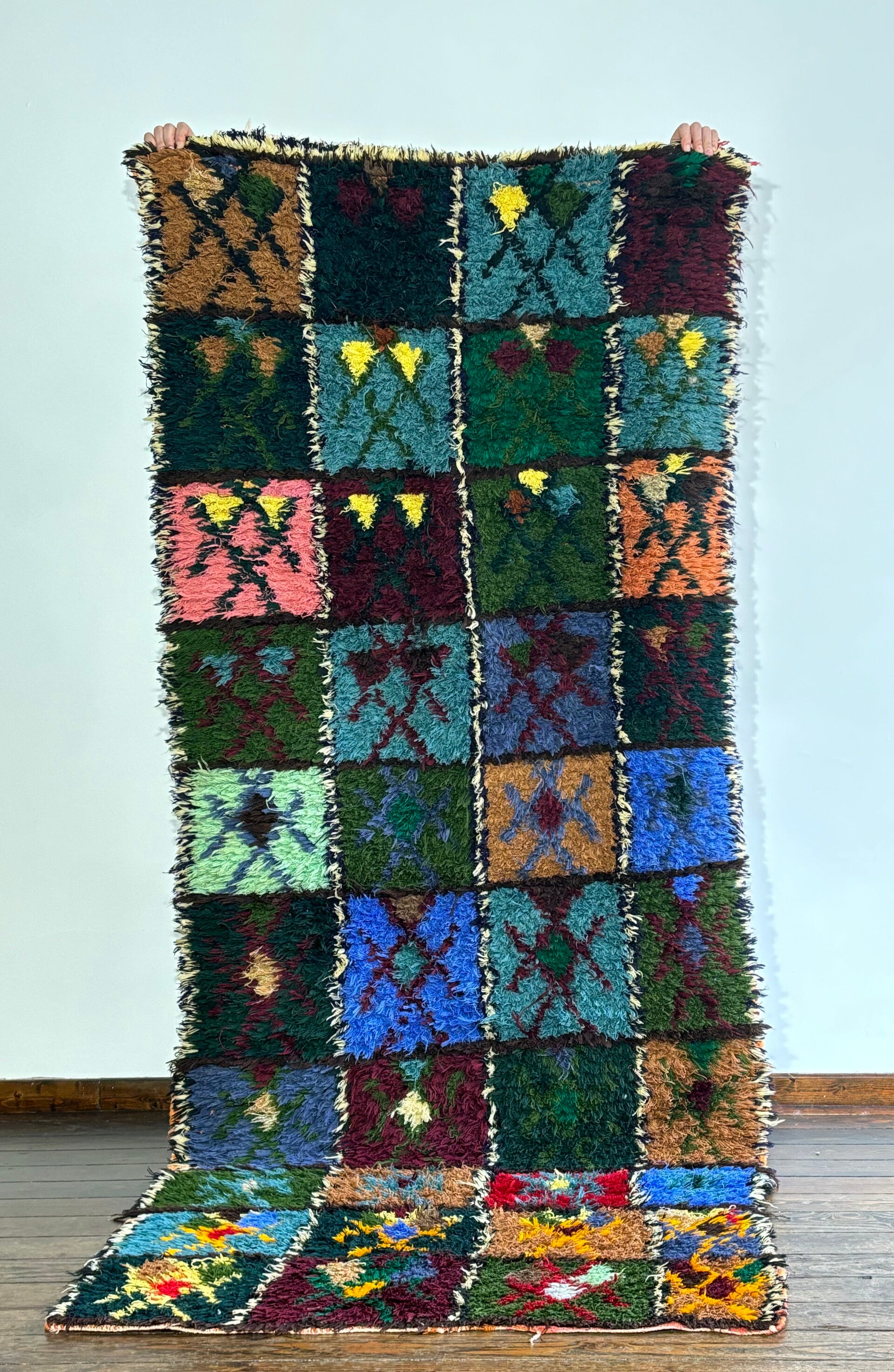 Bouchrouite - vintage Moroccan rug