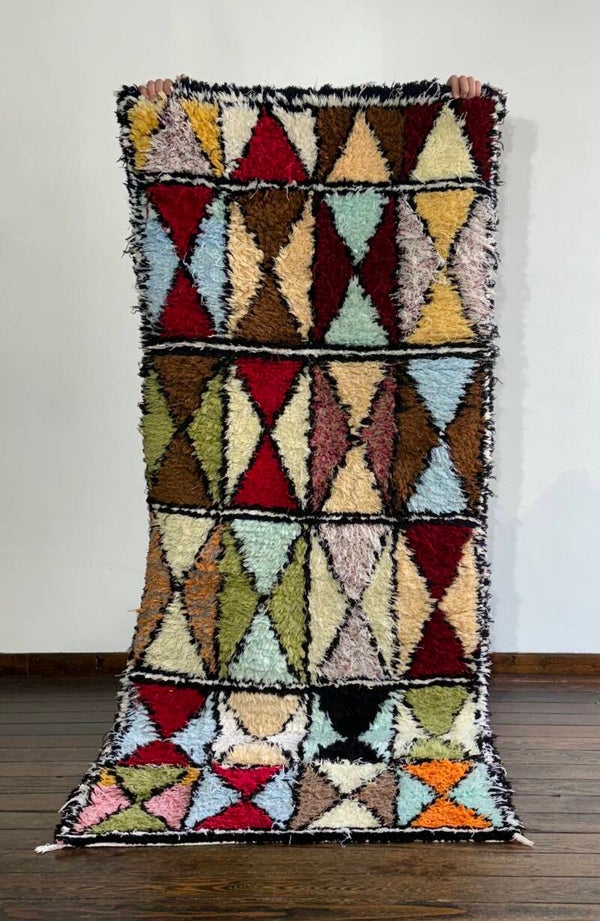 Bouchrouite - vintage Moroccan rug