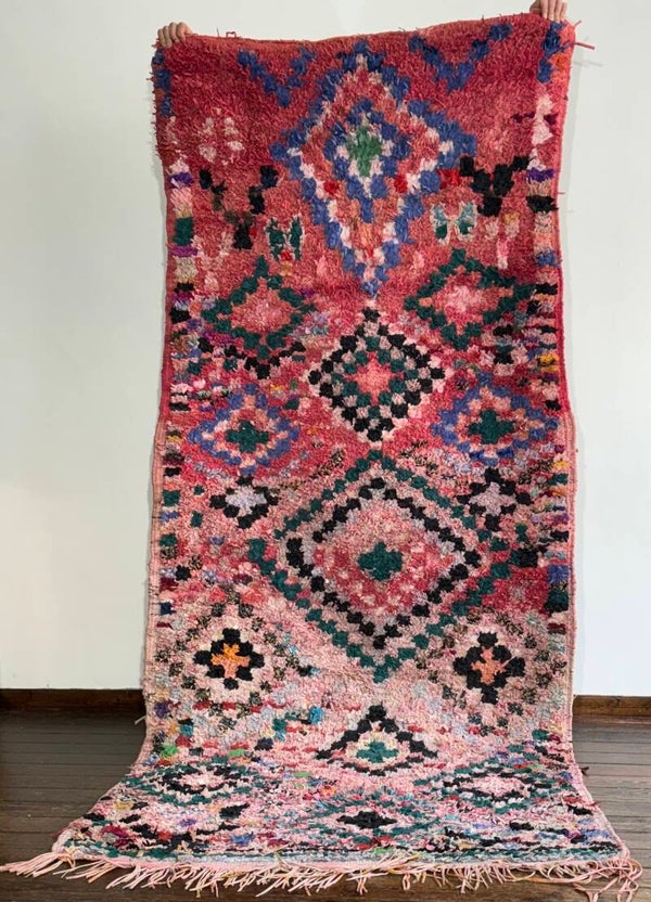 Bouchrouite - heavy vintage Moroccan rug