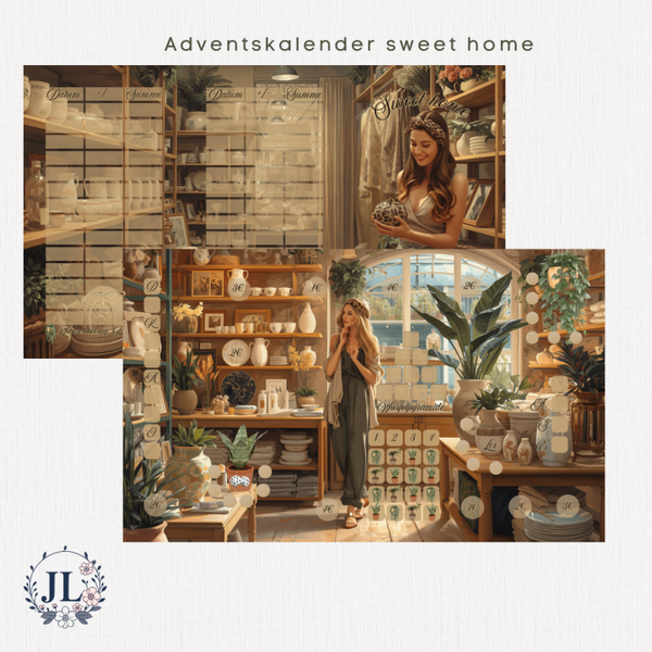 Sweet Home vom Adventskalender A6