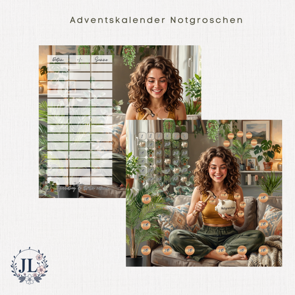 Notgroschen vom Adventskalender A6