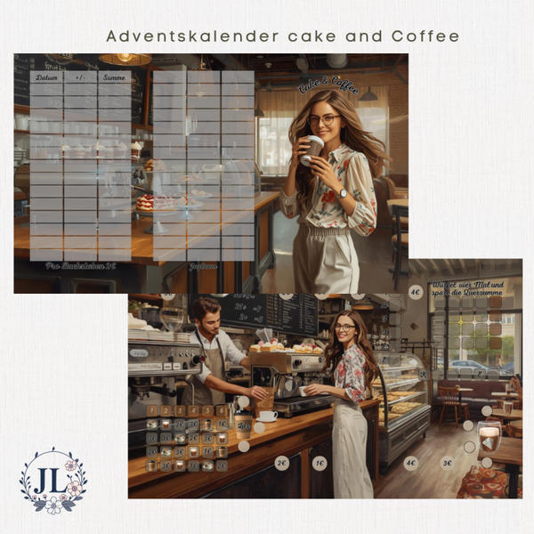 Cake and Coffee vom Adventskalender A6