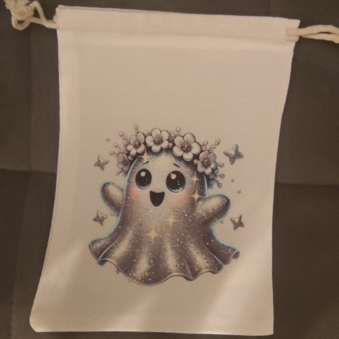 Jutebeutel Goast Blumenkranz