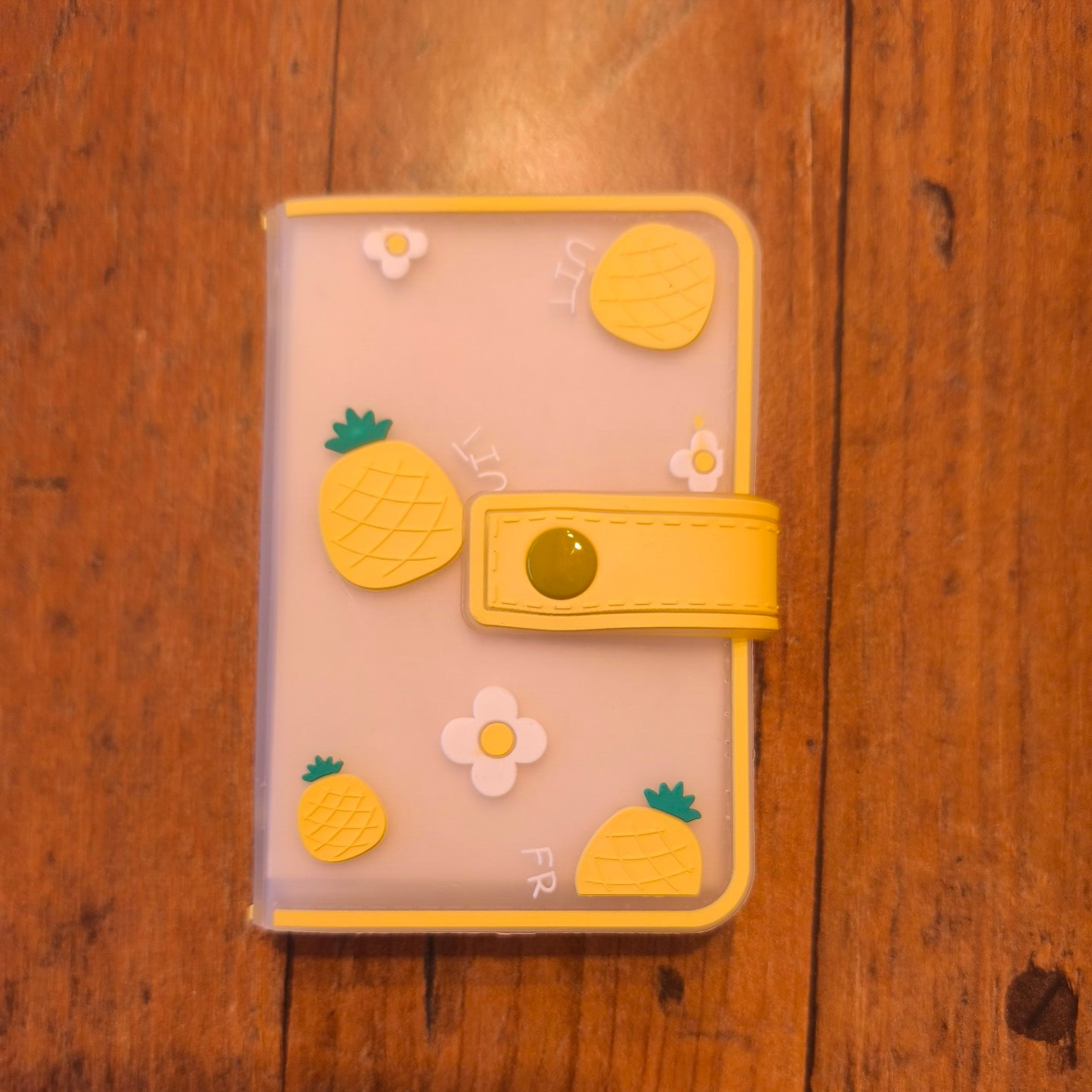 Binder Visitenkartenformat Ananas