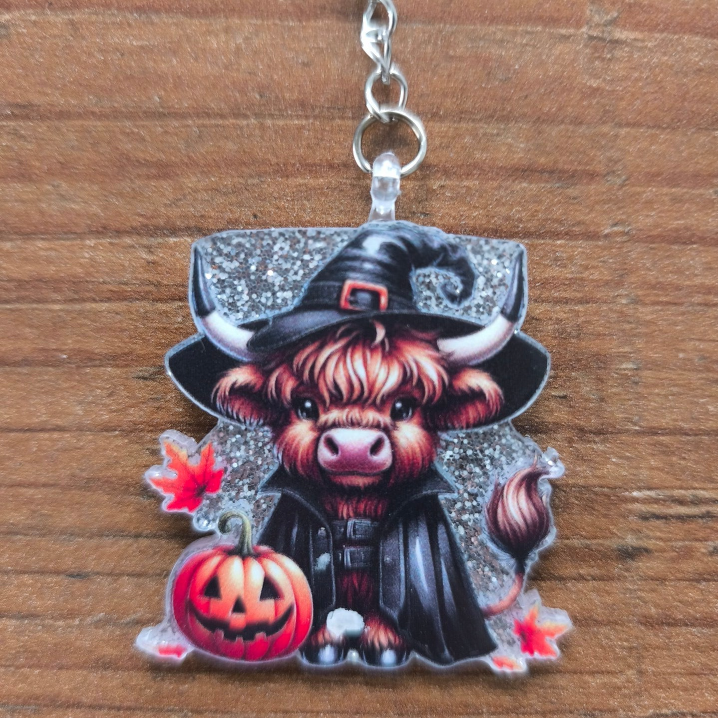 Schlüsselanhänger Halloween Kuh