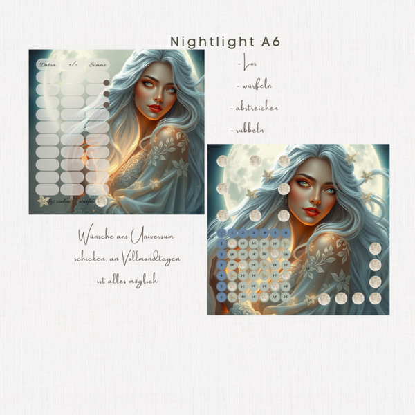 Nightlight Klappkarte A6