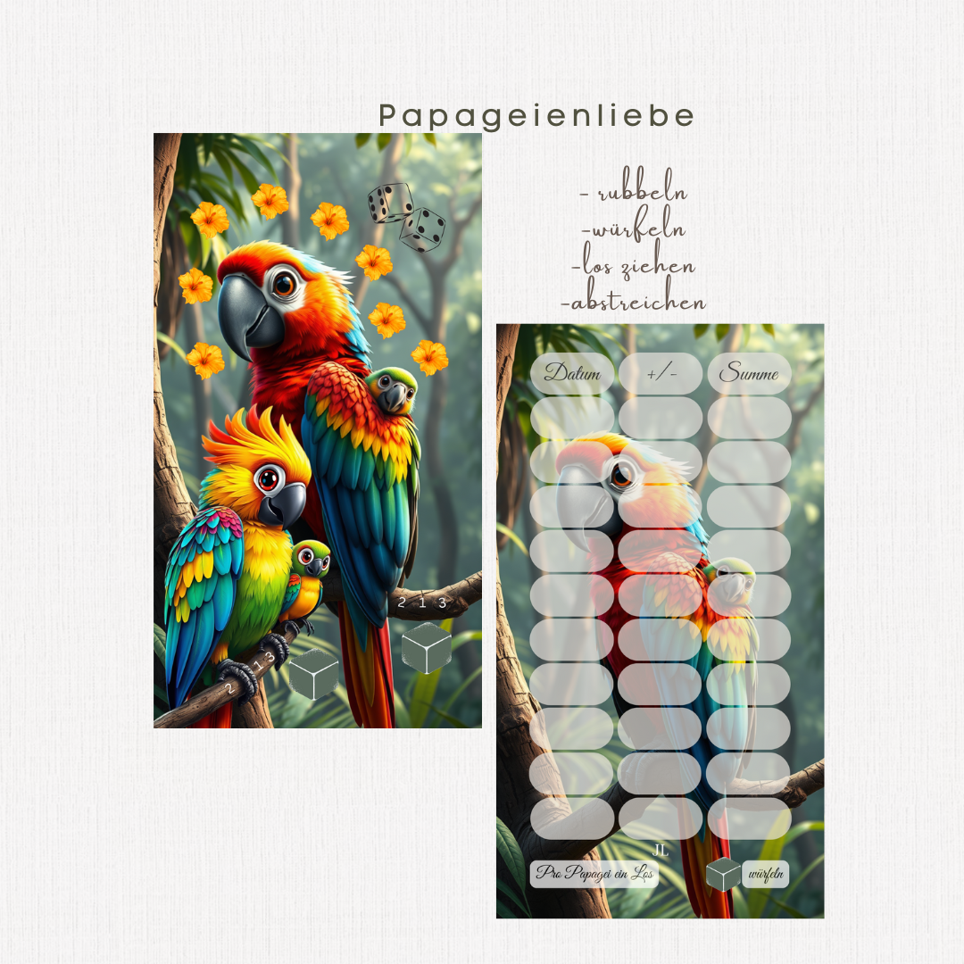 Papageienliebe A6