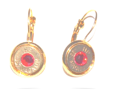 Ohrstecker, Ohrhänger, Patronenhülse