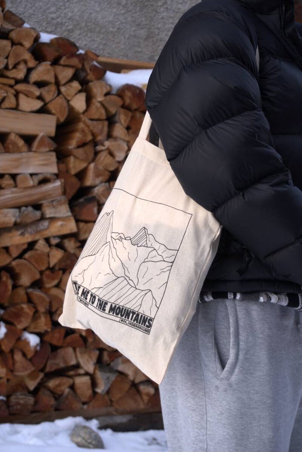 Tote Bag "Take Me To The Mountains"
