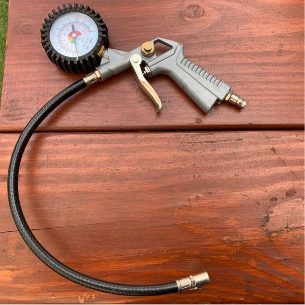 Professioneel Bandenvulpistool met Drukmeter – Voor Compressor & Werkplaats