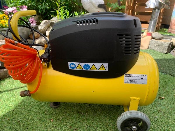 HomeRestyling Ref.nr. WG-102 – PowerPlus Draagbare Luchtcompressor met Drukmeter