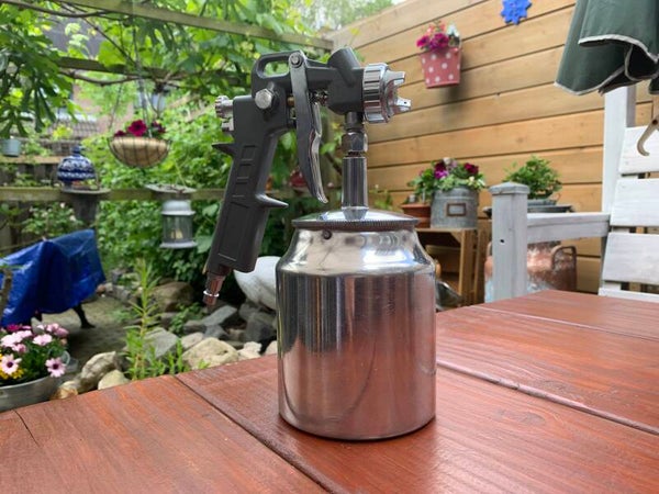 Pneumatisch Verfspuitpistool met Aluminium Reservoir voor Compressor
