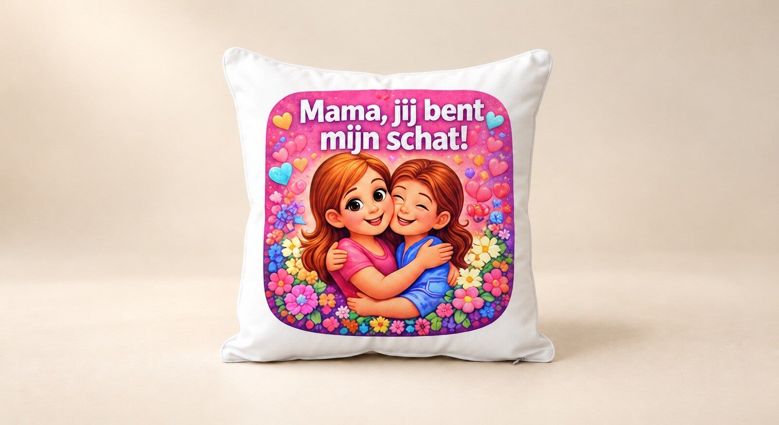 Kussen voor Moederdag: Mama, jij bent mijn schat!