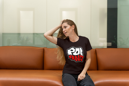 Dames-T-shirt met sublimatiebedrukking "POLAND"