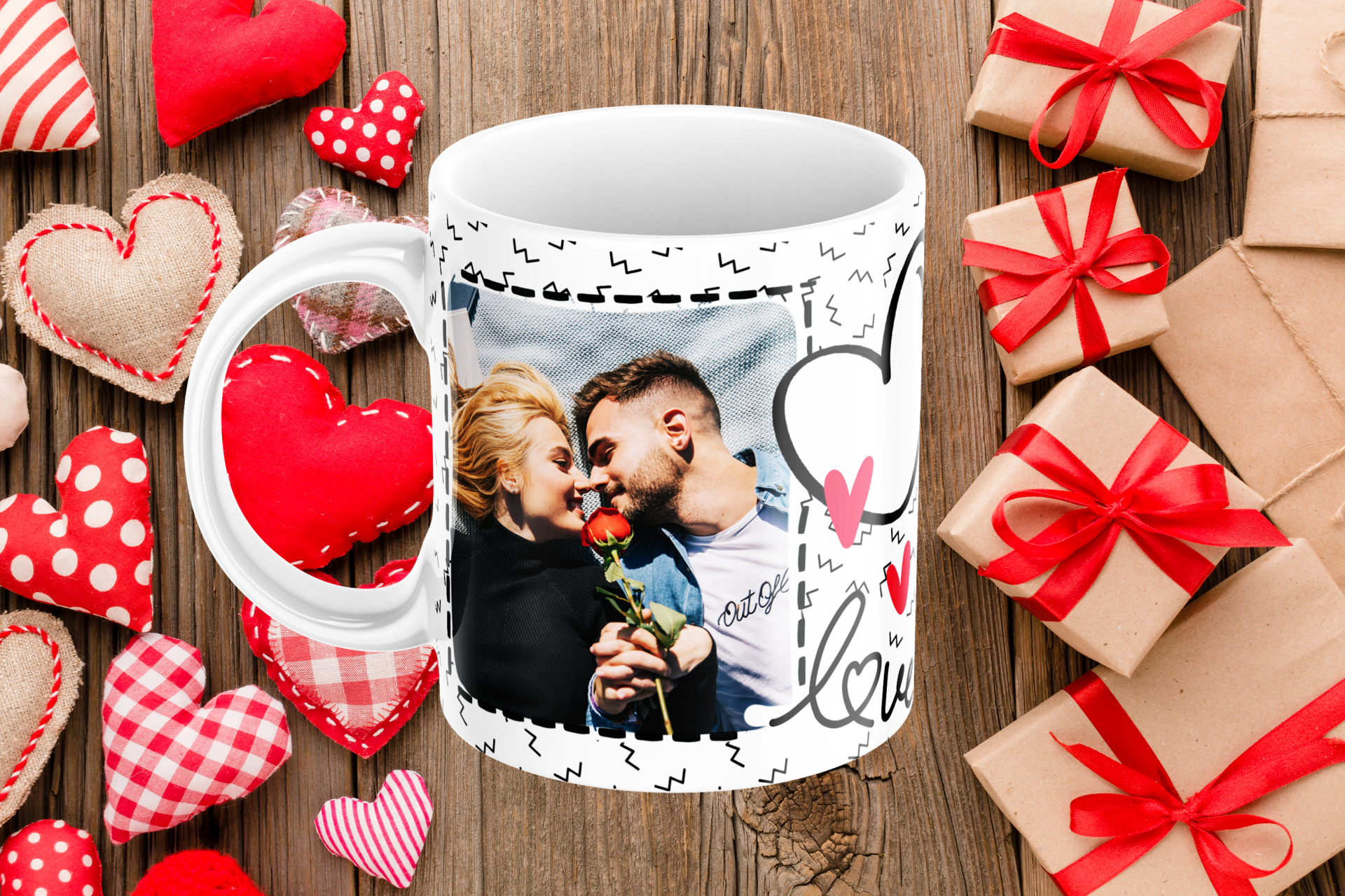 Valentijns mok (patroon nr 2 )