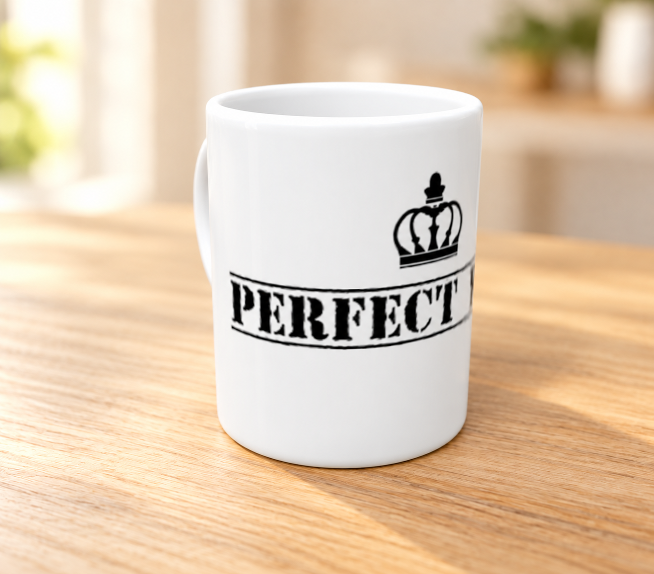 Mok "Perfecte vrouw" (wit)