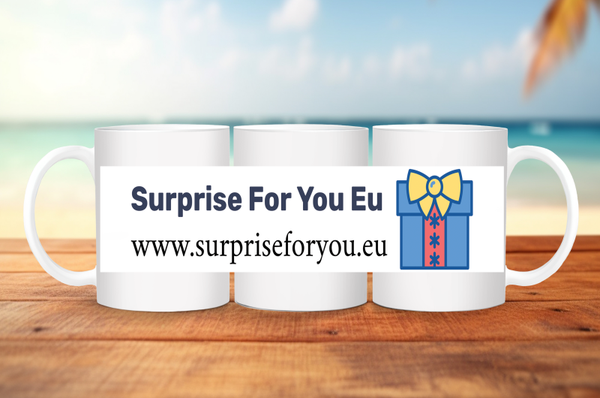 Mok met uw logo - Wit