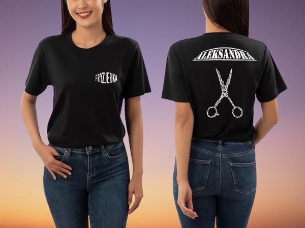 T-SHIRT MET SUBLIMATIE- KAPPER