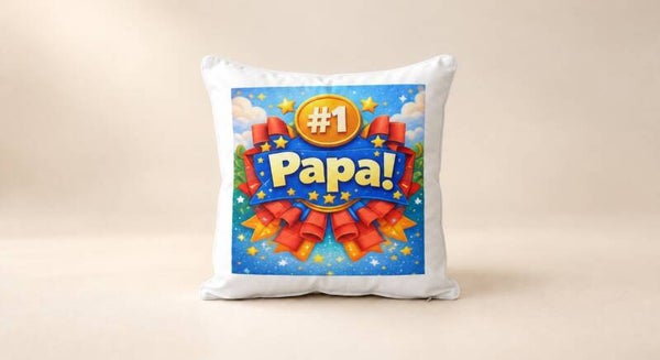 Kussen voor Vaderdag: #1 Papa!